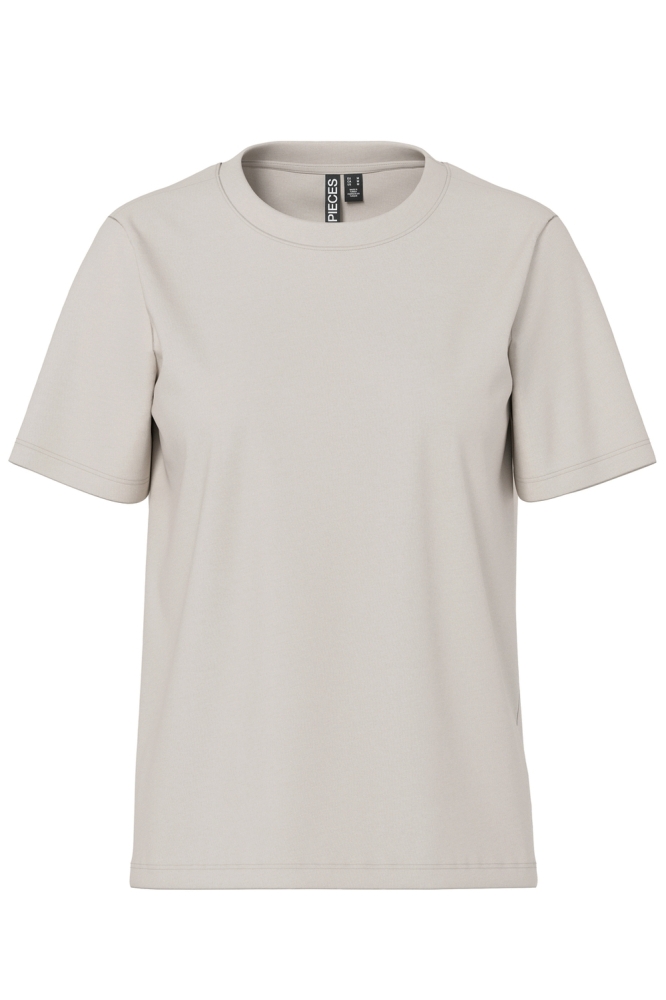 PCRIA SS SOLID TEE JRS NOOS BC 17140802 Silver Gray